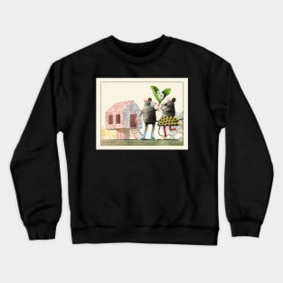 Mighty Mizzling Mouse and the Red Cabbage House Crewneck Sweatshirt